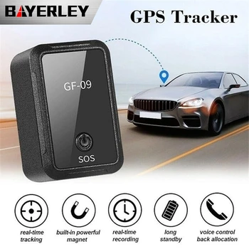 GF09 Mini GPS Tracker Rastreador GF09 Wodoodporny Samochodowy Tracker Spadek Szok Sygnalizacja Głosowa/APLIKACJA Zarządzanie Samochodowy Lokalizator GPS Tracker